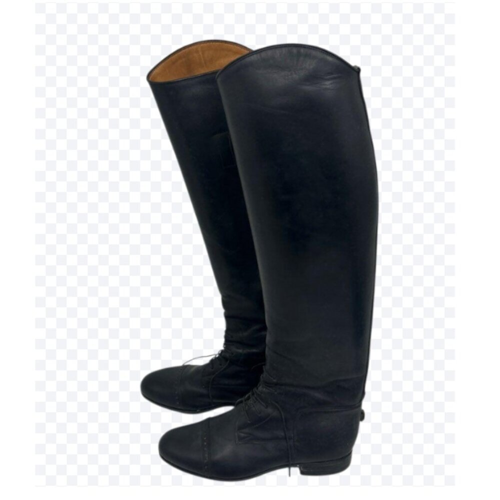 Bespoke E. Vogel Custom Leather English Riding Boots Black